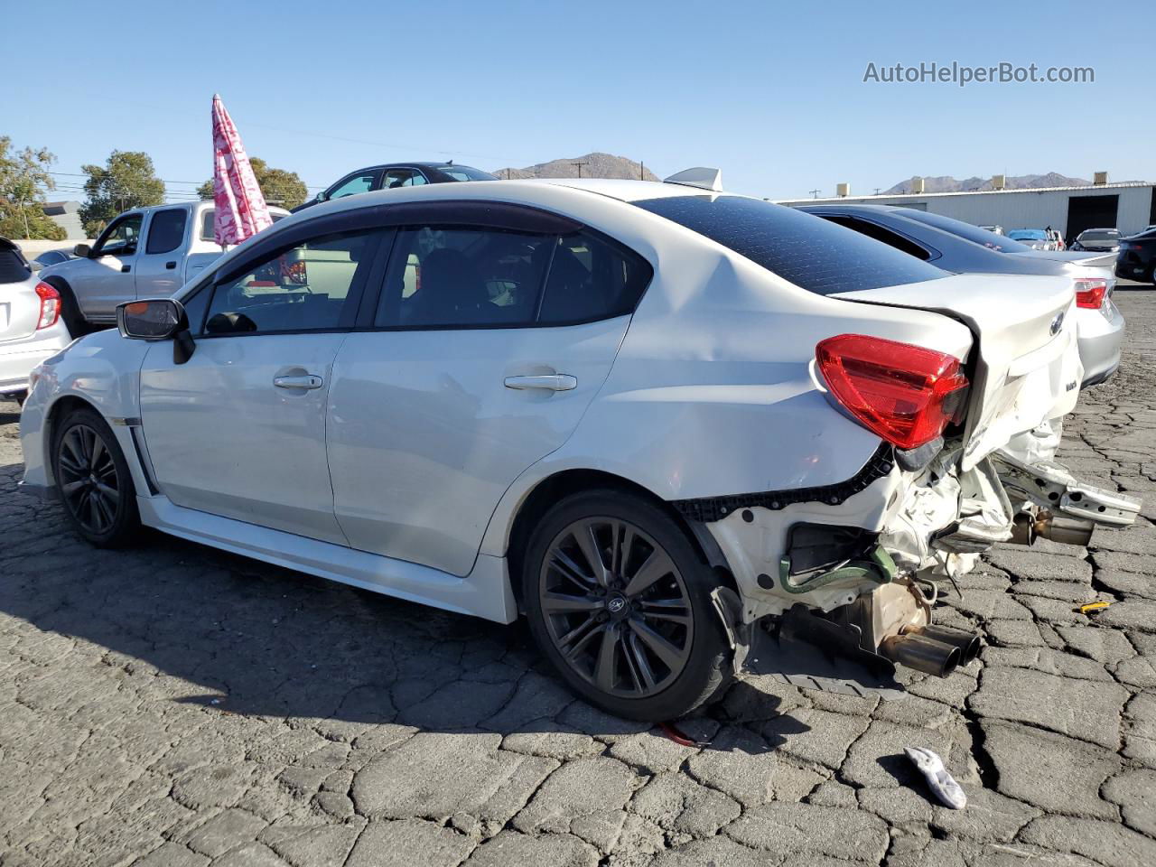 2017 Subaru Wrx  White vin: JF1VA1B64H9807385