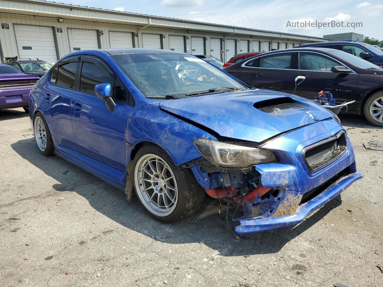 2017 Subaru Wrx  Blue vin: JF1VA1B64H9823442