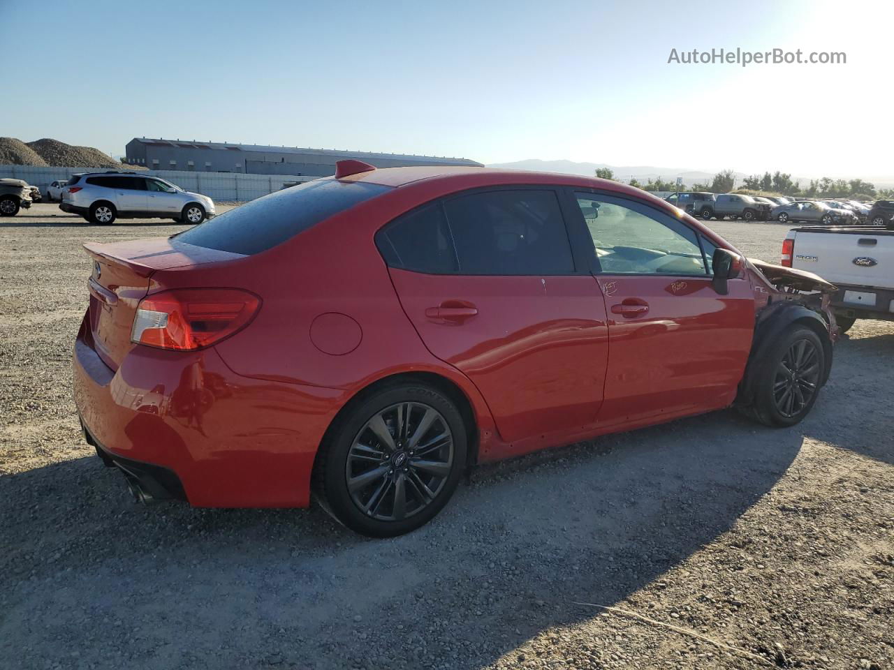 2017 Subaru Wrx  Red vin: JF1VA1B64H9836725