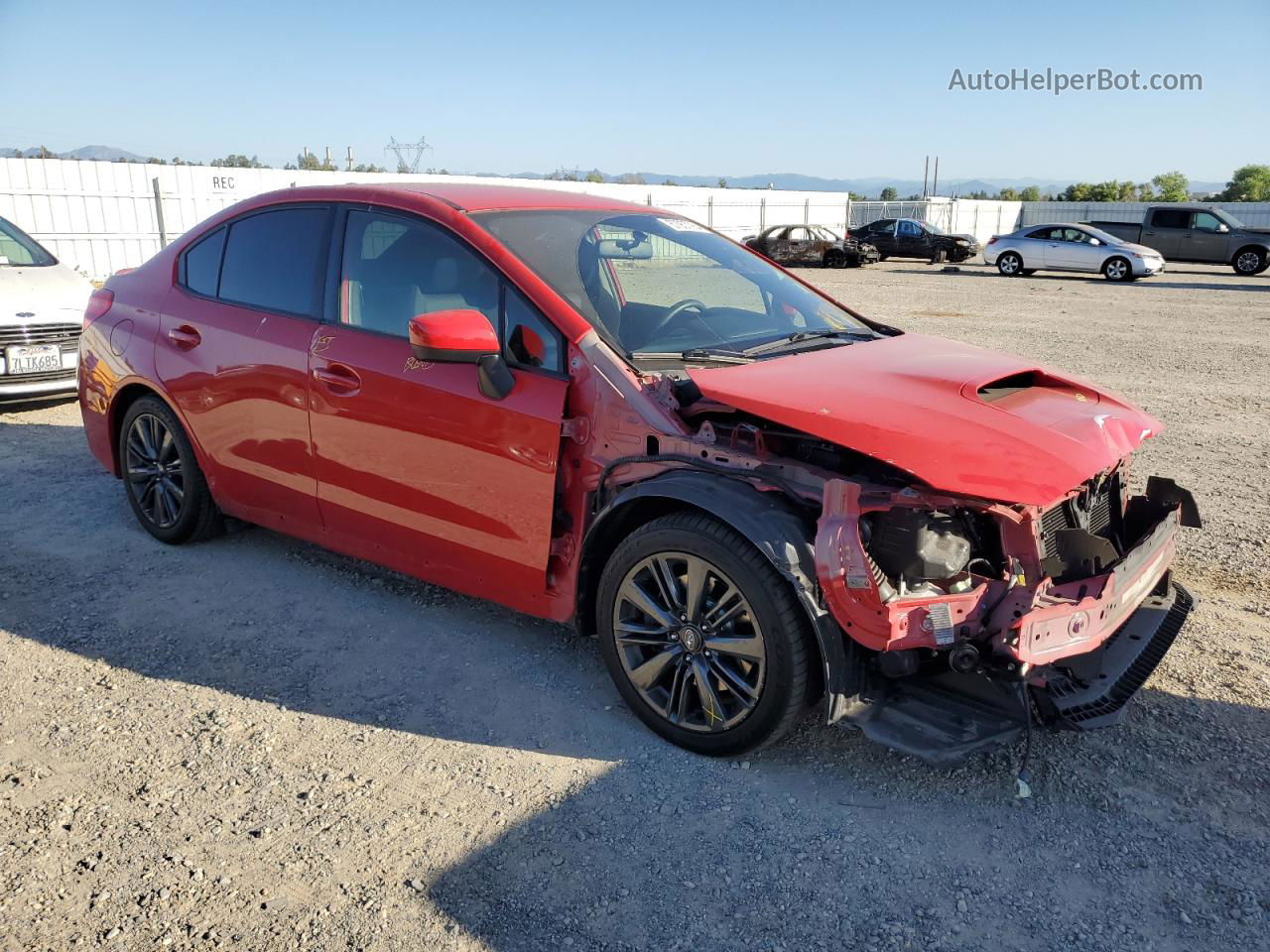 2017 Subaru Wrx  Red vin: JF1VA1B64H9836725