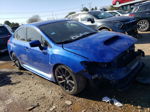 2020 Subaru Wrx Premium Blue vin: JF1VA1B64L9829590