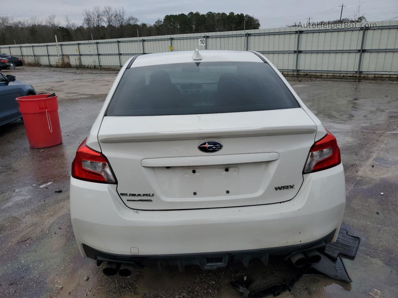 2017 Subaru Wrx  White vin: JF1VA1B65H9839441