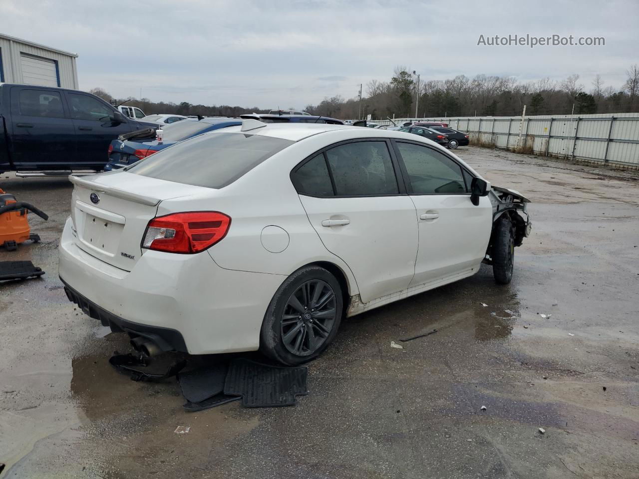 2017 Subaru Wrx  White vin: JF1VA1B65H9839441