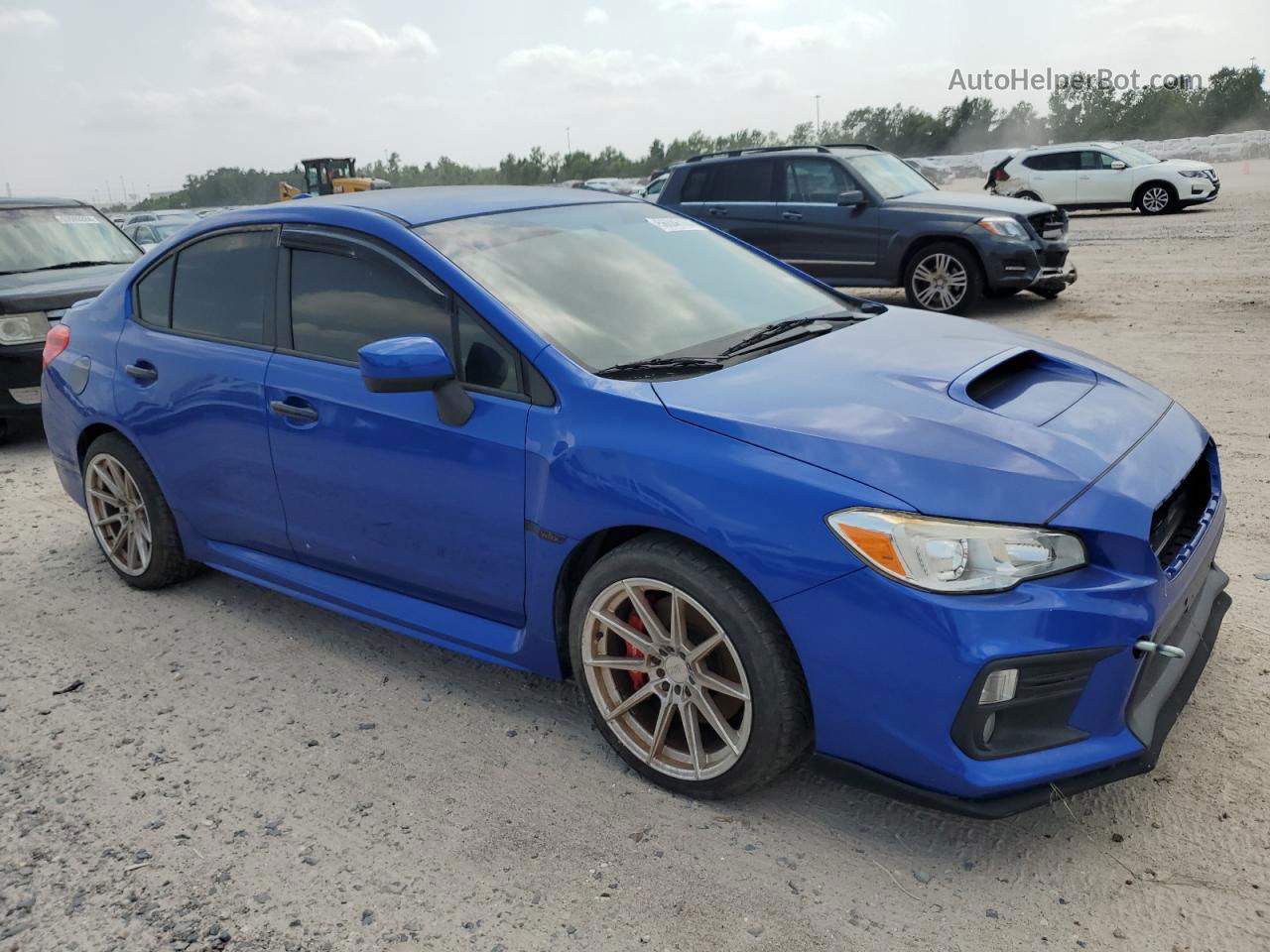 2020 Subaru Wrx Premium Blue vin: JF1VA1B65L9823023