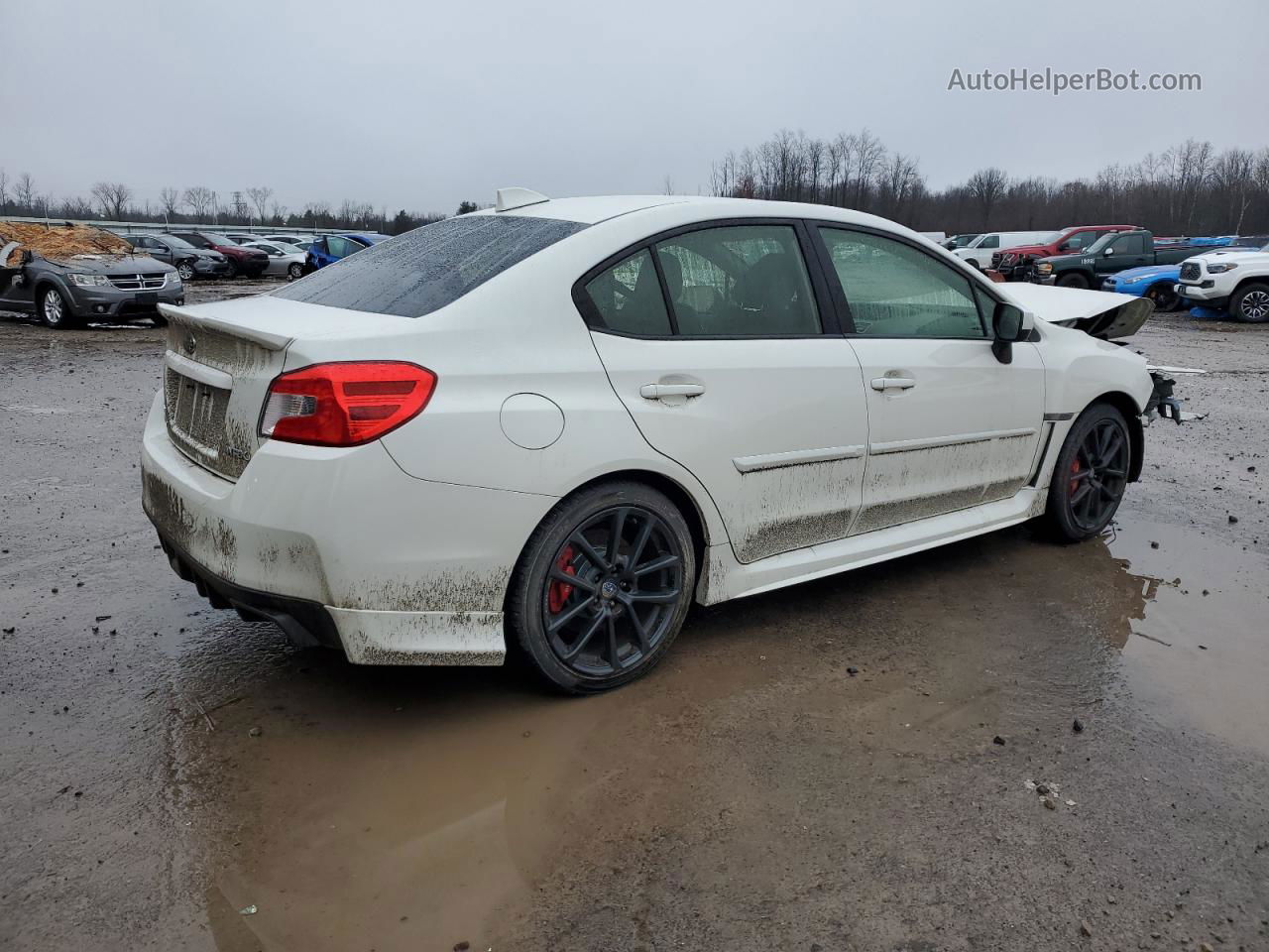 2020 Subaru Wrx Premium White vin: JF1VA1B65L9834121