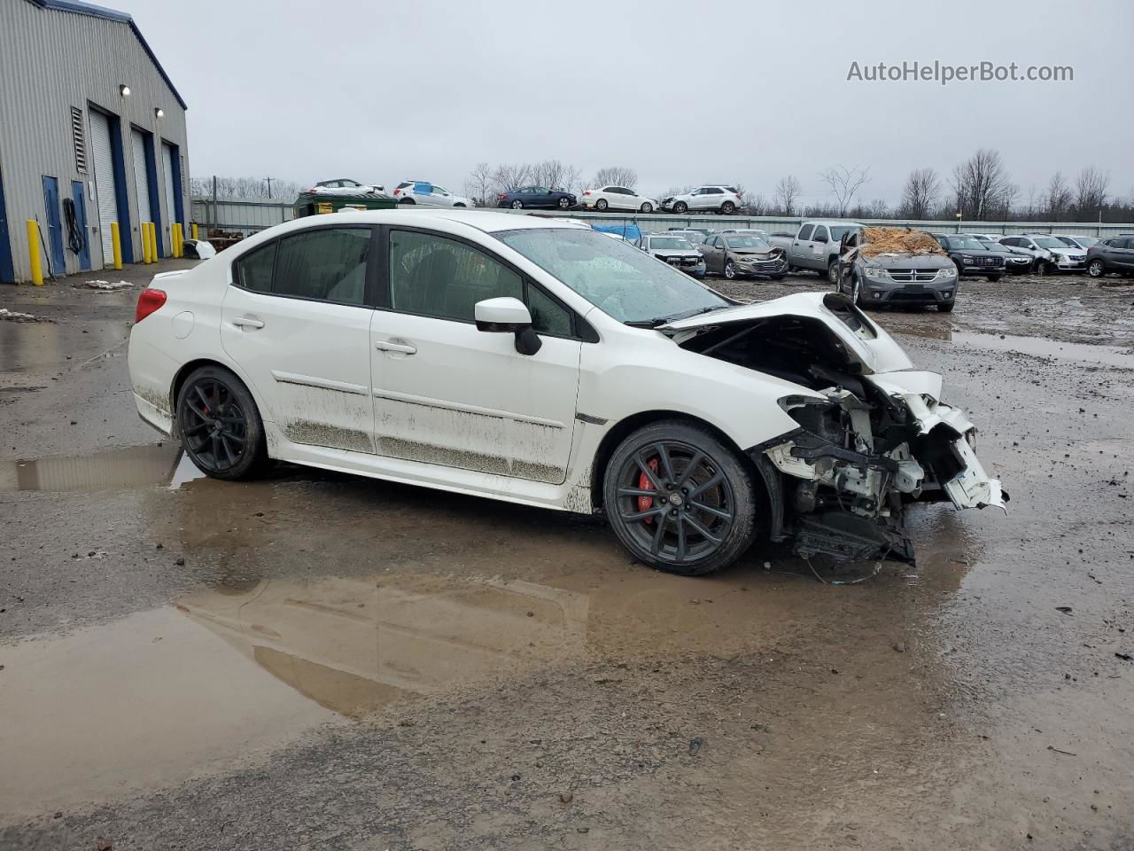 2020 Subaru Wrx Premium White vin: JF1VA1B65L9834121