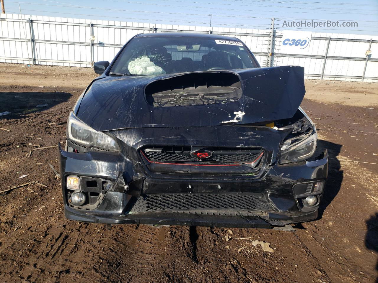 2017 Subaru Wrx  Charcoal vin: JF1VA1B66H9805587