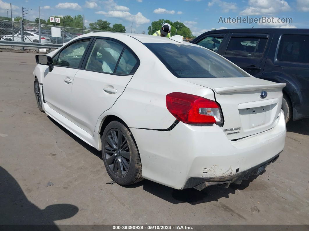 2017 Subaru Wrx   White vin: JF1VA1B66H9808862