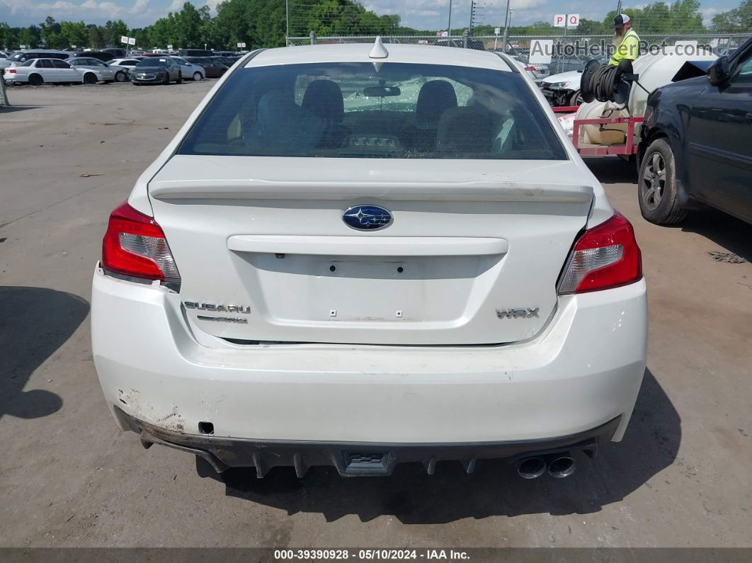 2017 Subaru Wrx   White vin: JF1VA1B66H9808862