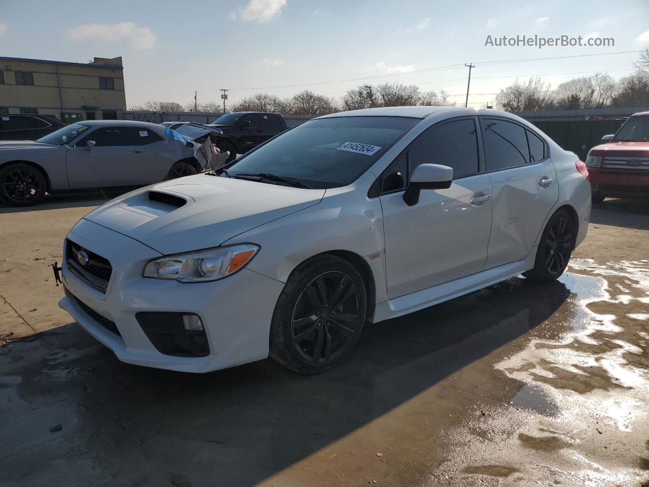 2017 Subaru Wrx  White vin: JF1VA1B66H9825628