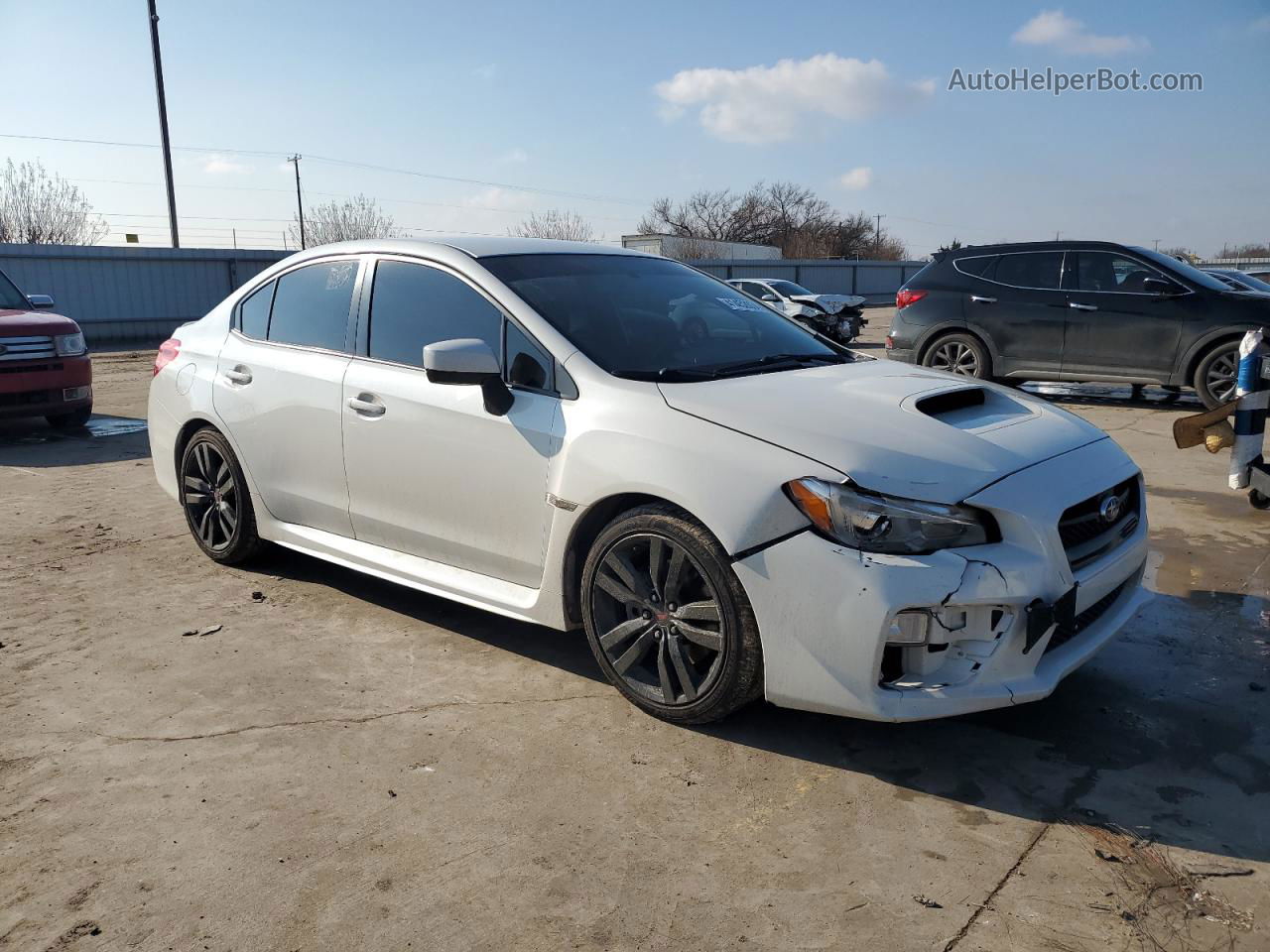 2017 Subaru Wrx  White vin: JF1VA1B66H9825628