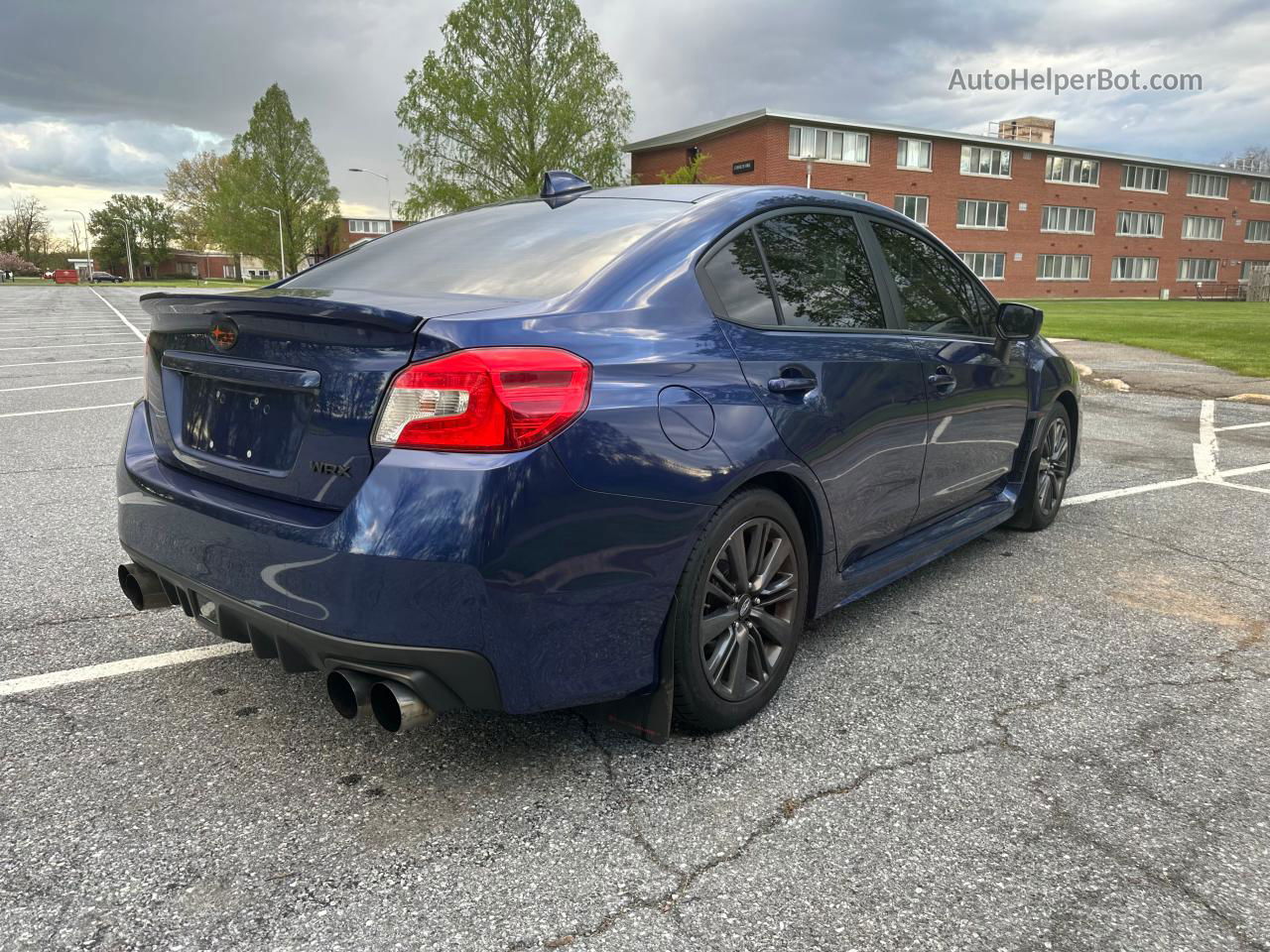 2017 Subaru Wrx  Blue vin: JF1VA1B66H9829291