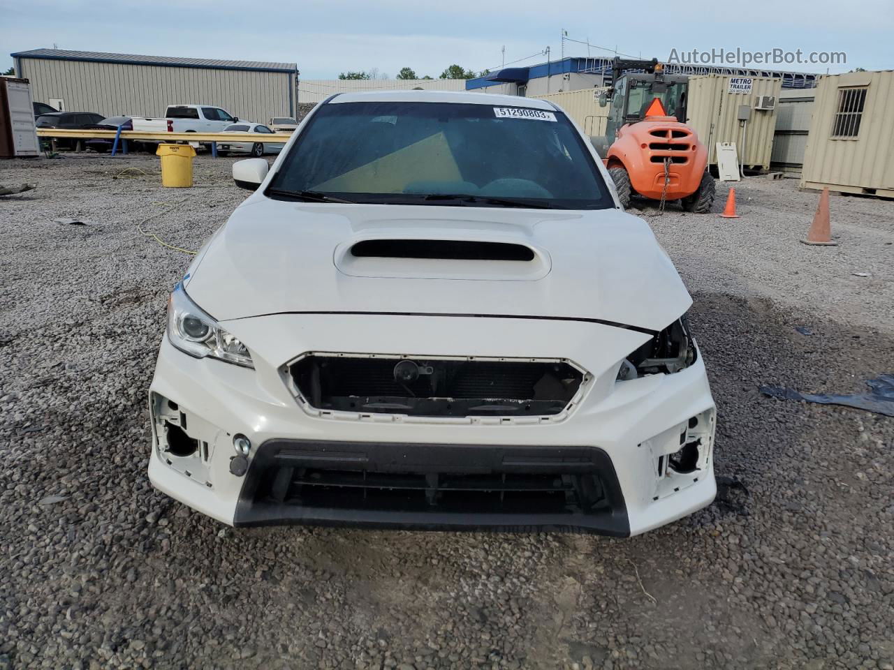 2018 Subaru Wrx  White vin: JF1VA1B66J9835484