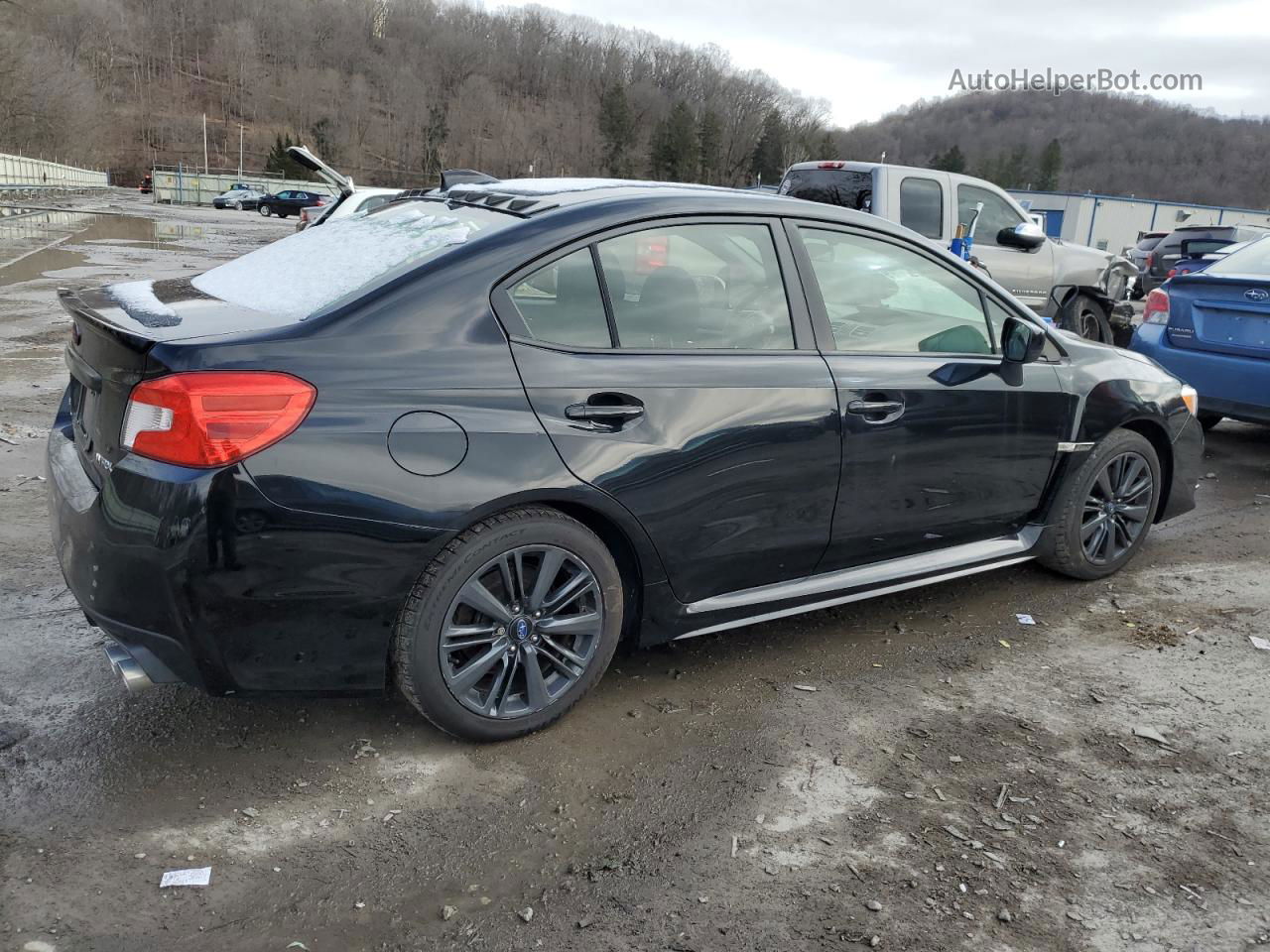 2017 Subaru Wrx Черный vin: JF1VA1B67H9820566