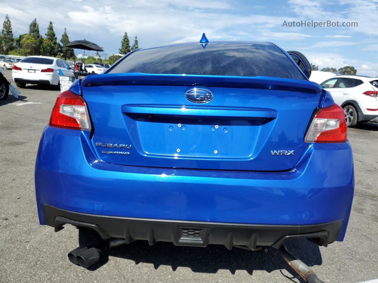 2020 Subaru Wrx Premium Синий vin: JF1VA1B67L9803730