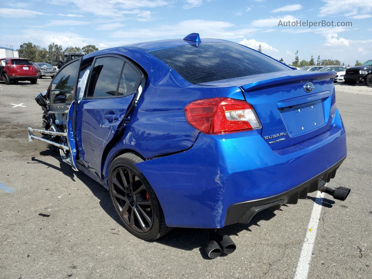 2020 Subaru Wrx Premium Blue vin: JF1VA1B67L9803730