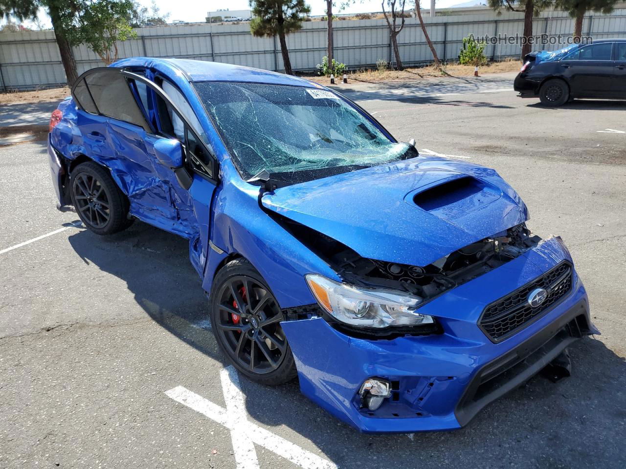 2020 Subaru Wrx Premium Blue vin: JF1VA1B67L9803730