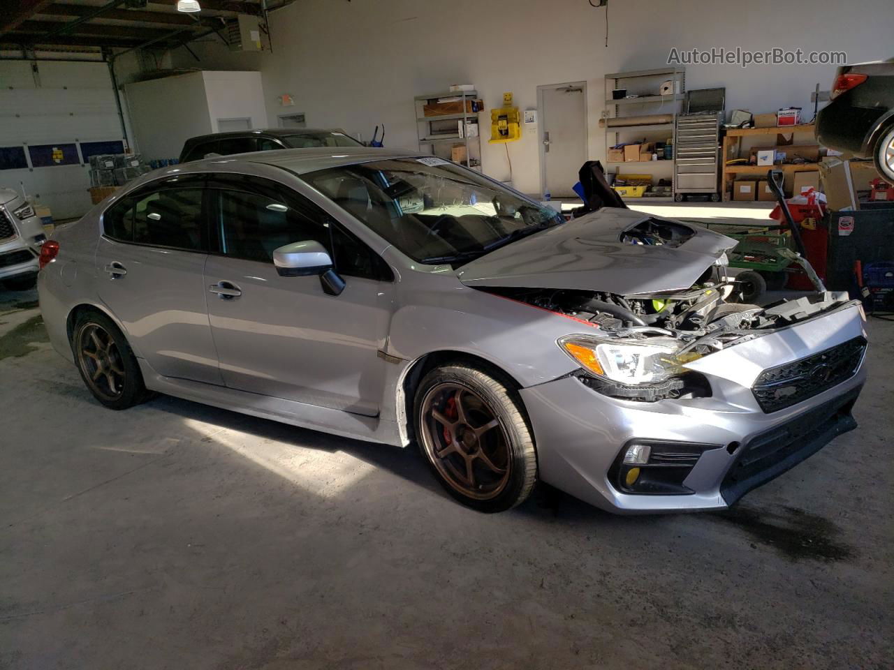 2020 Subaru Wrx Premium Silver vin: JF1VA1B67L9825842