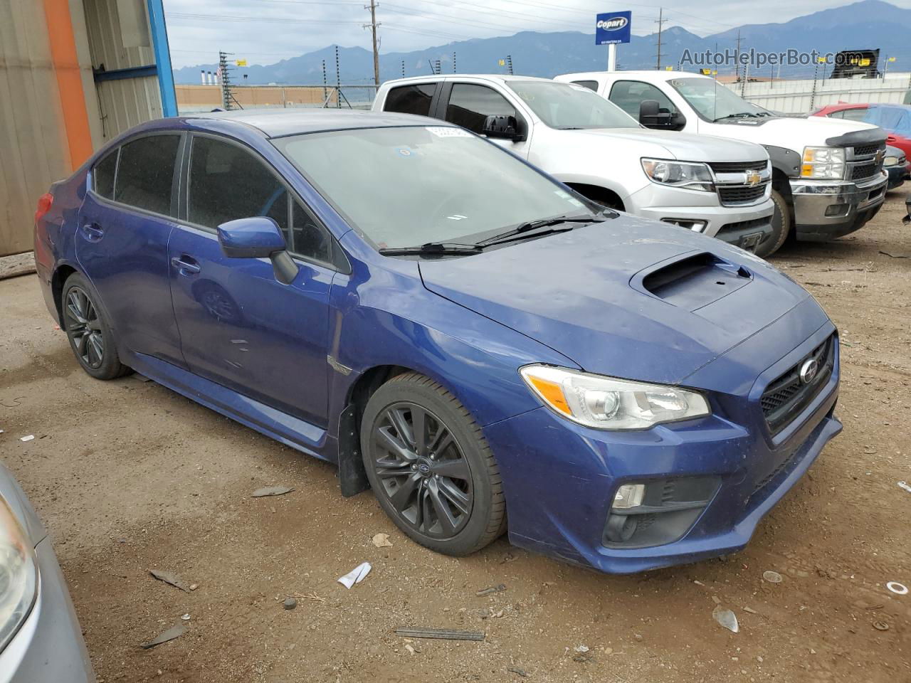 2017 Subaru Wrx  Blue vin: JF1VA1B68H9801184