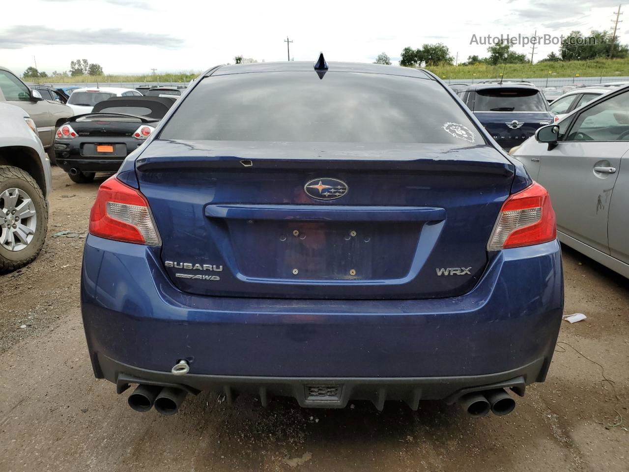 2017 Subaru Wrx  Blue vin: JF1VA1B68H9801184