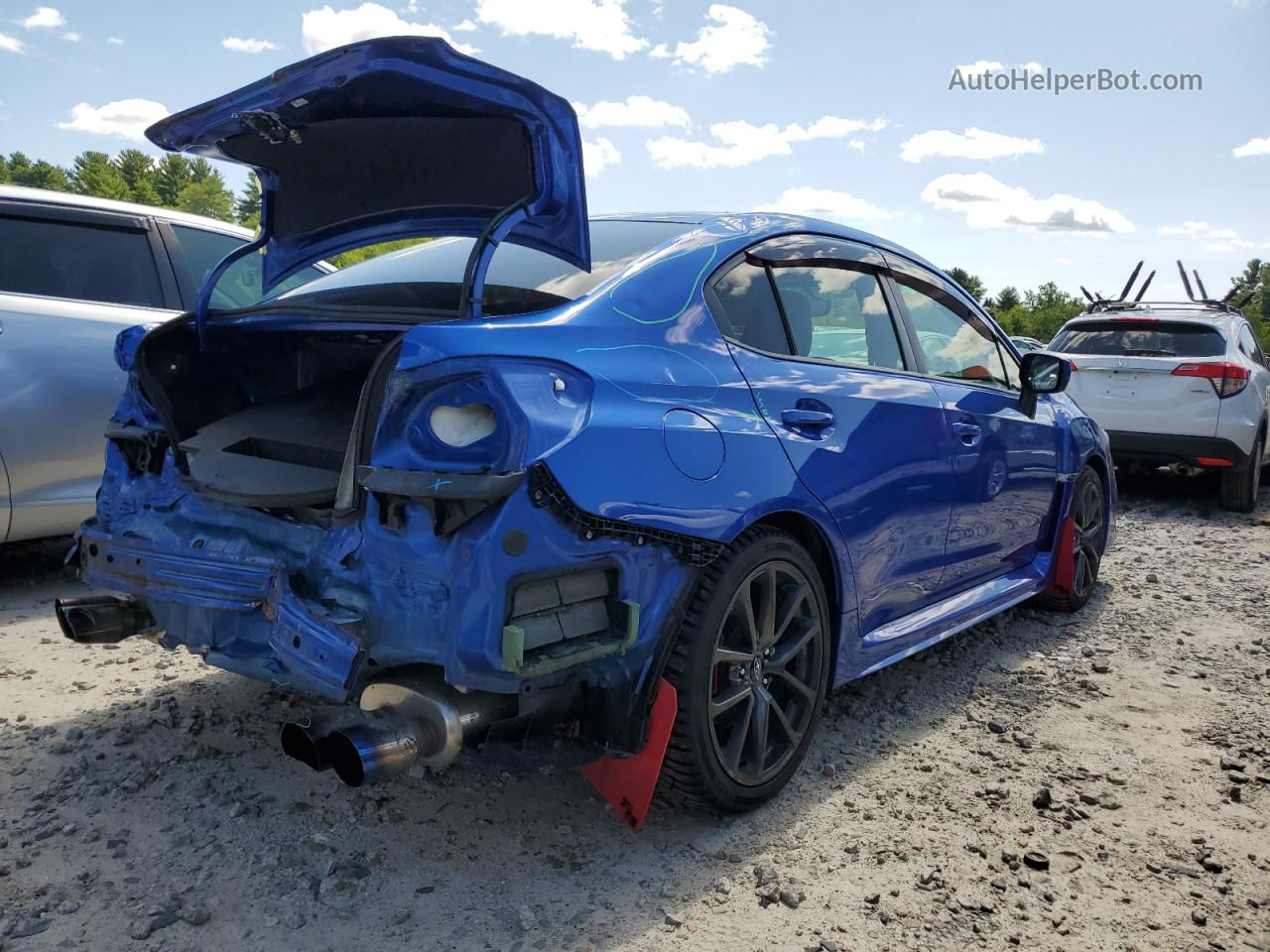 2018 Subaru Wrx  Blue vin: JF1VA1B68J9817570