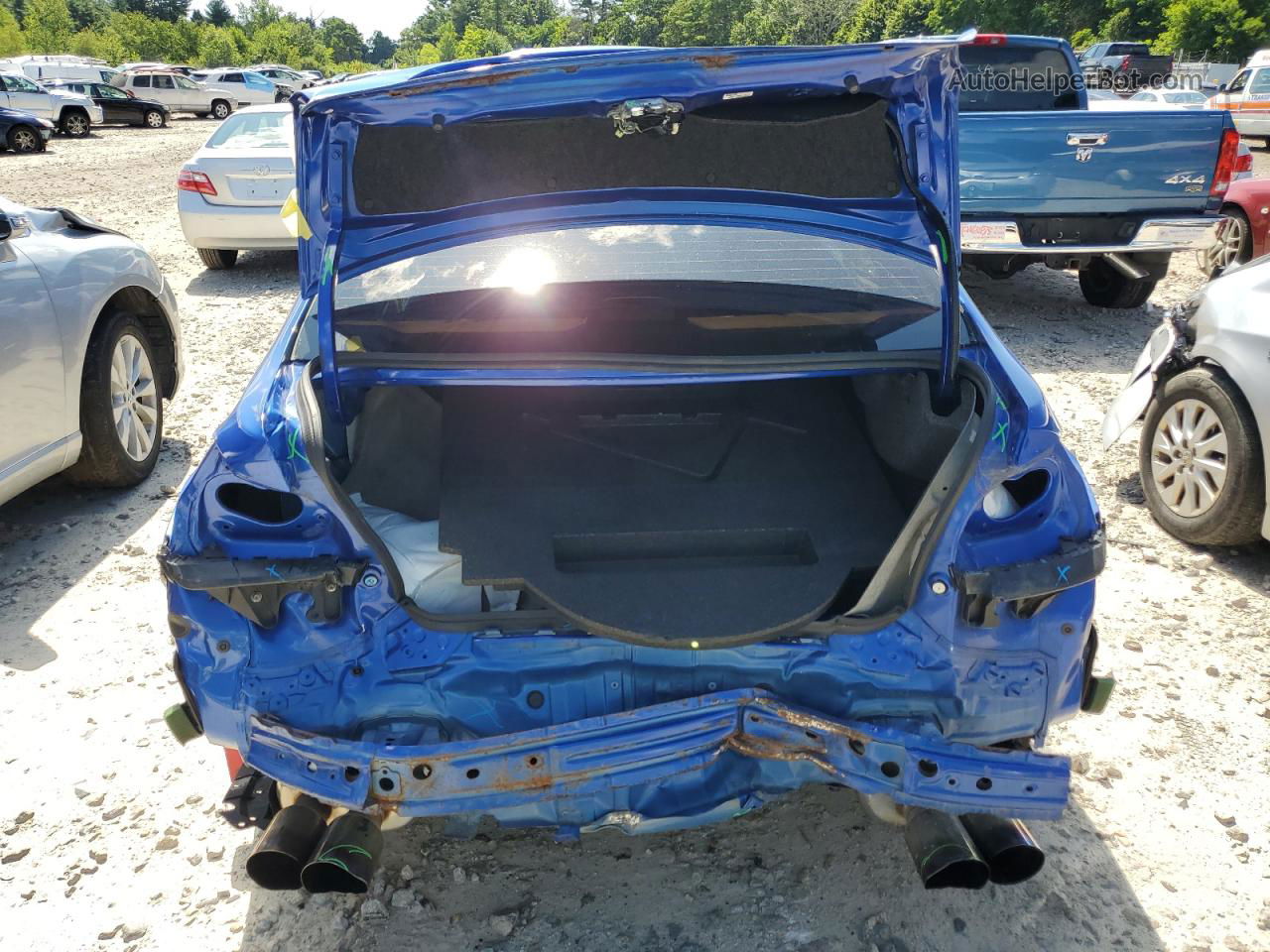 2018 Subaru Wrx  Blue vin: JF1VA1B68J9817570