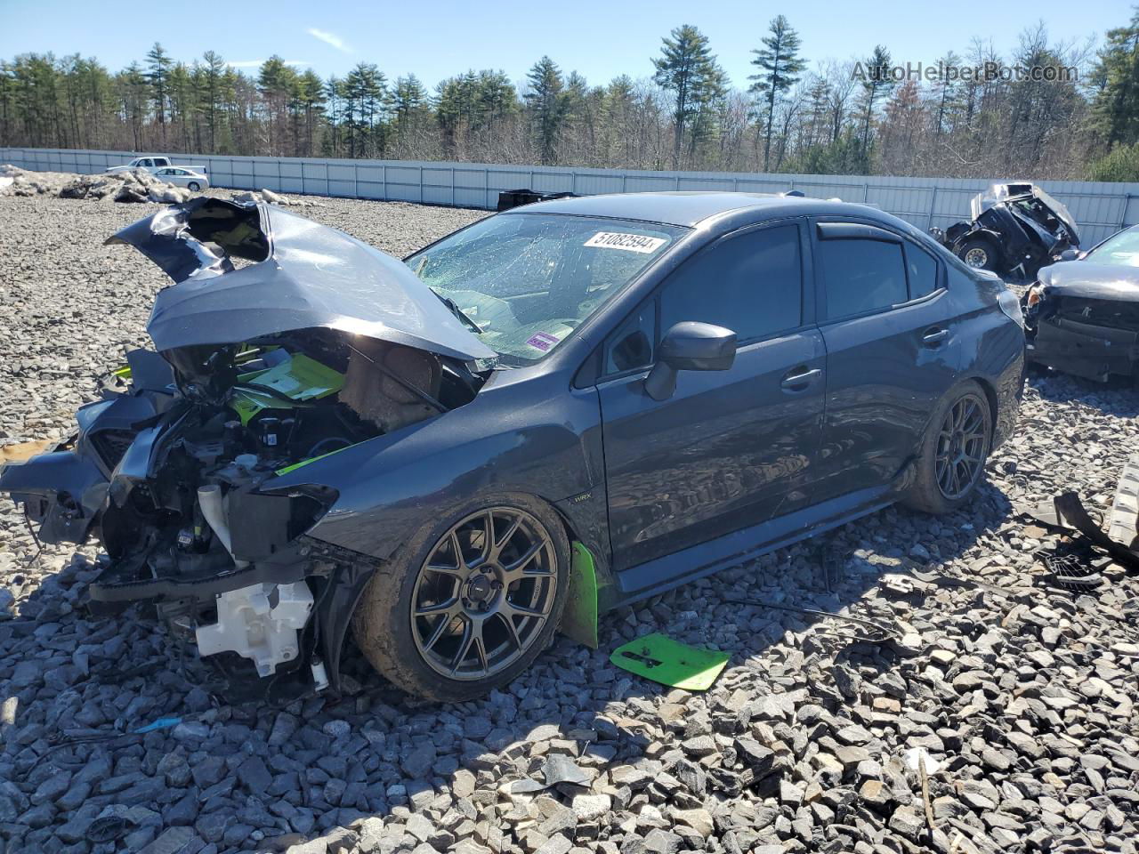 2017 Subaru Wrx  Charcoal vin: JF1VA1B69H9812923