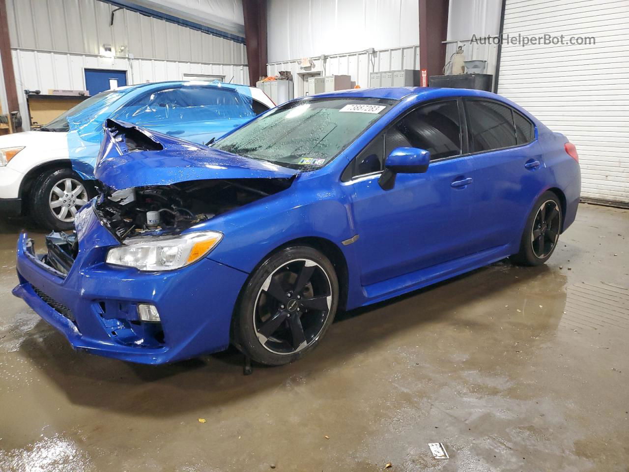 2017 Subaru Wrx  Blue vin: JF1VA1B69H9818785