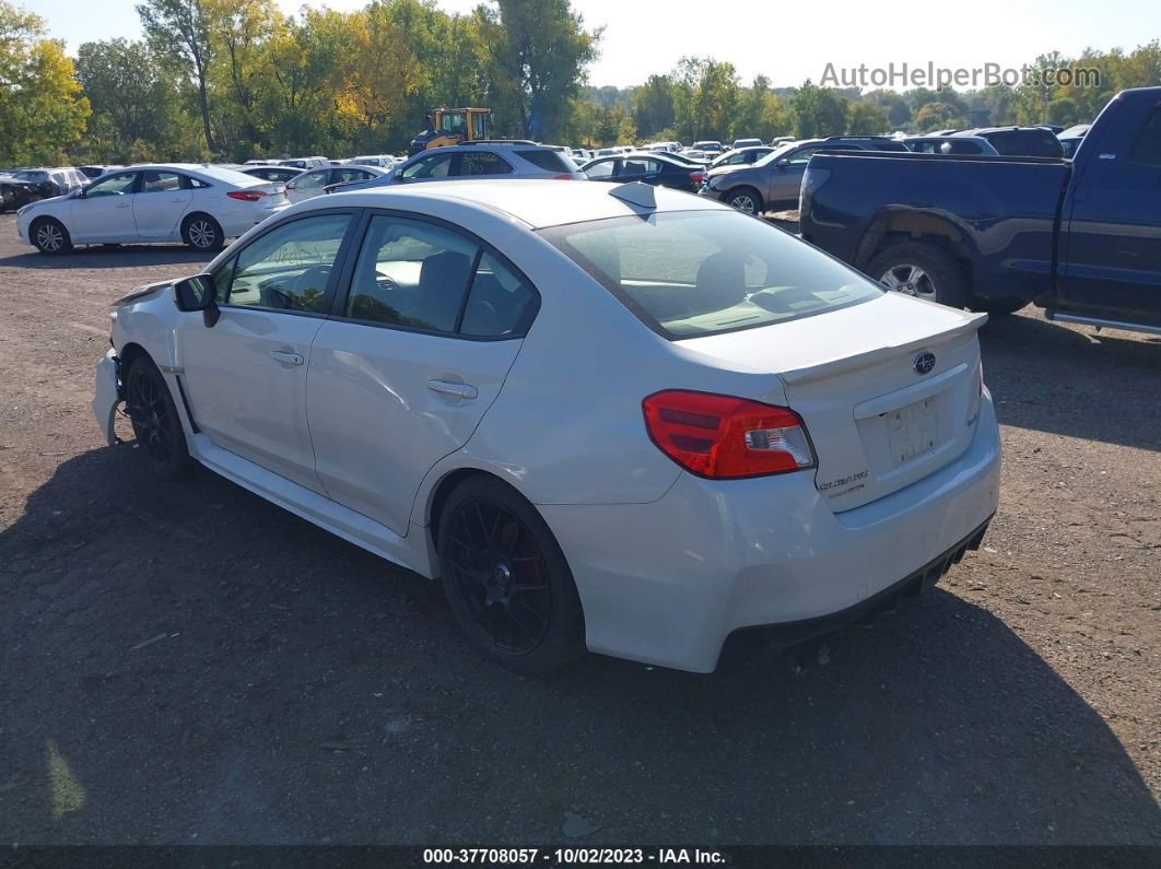 2018 Subaru Wrx Premium White vin: JF1VA1B69J9817867