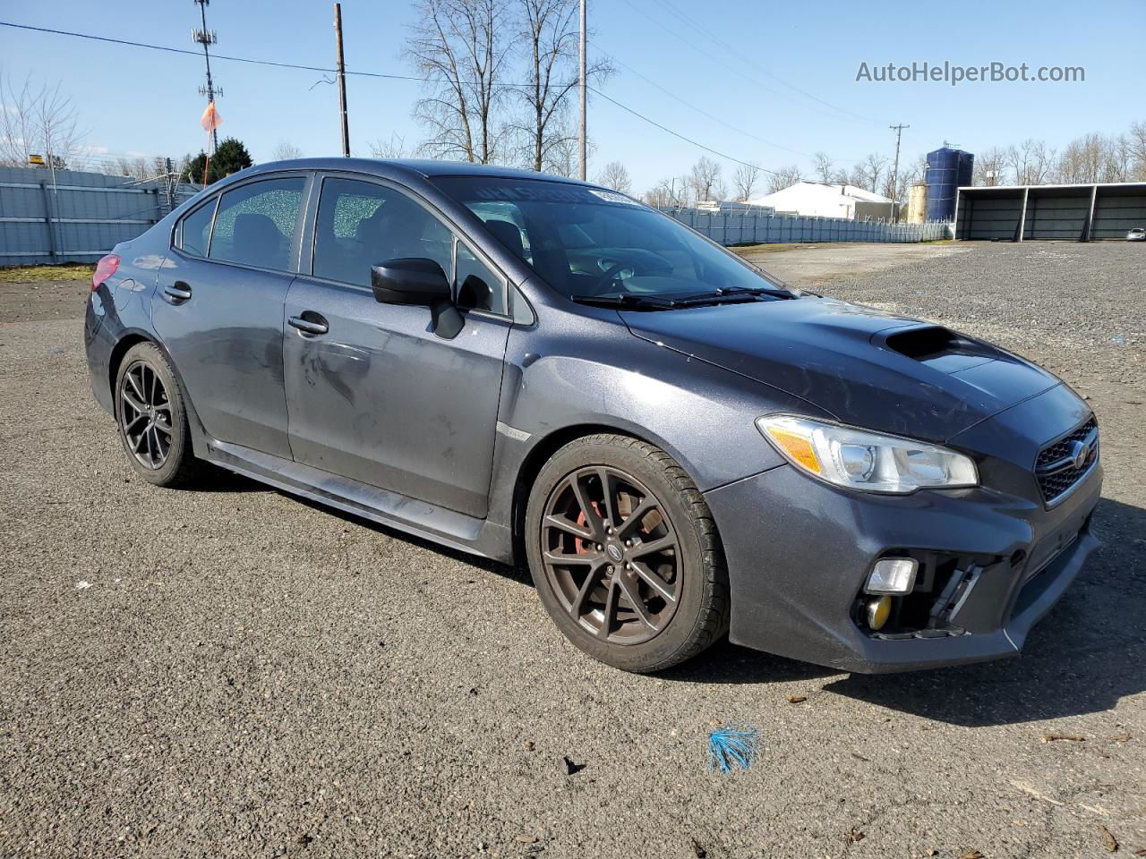 2018 Subaru Wrx  Charcoal vin: JF1VA1B69J9829355