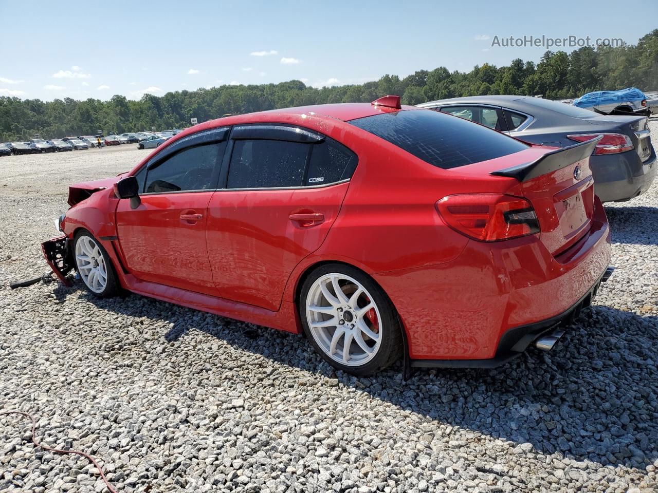 2020 Subaru Wrx Premium Red vin: JF1VA1B69L9802126