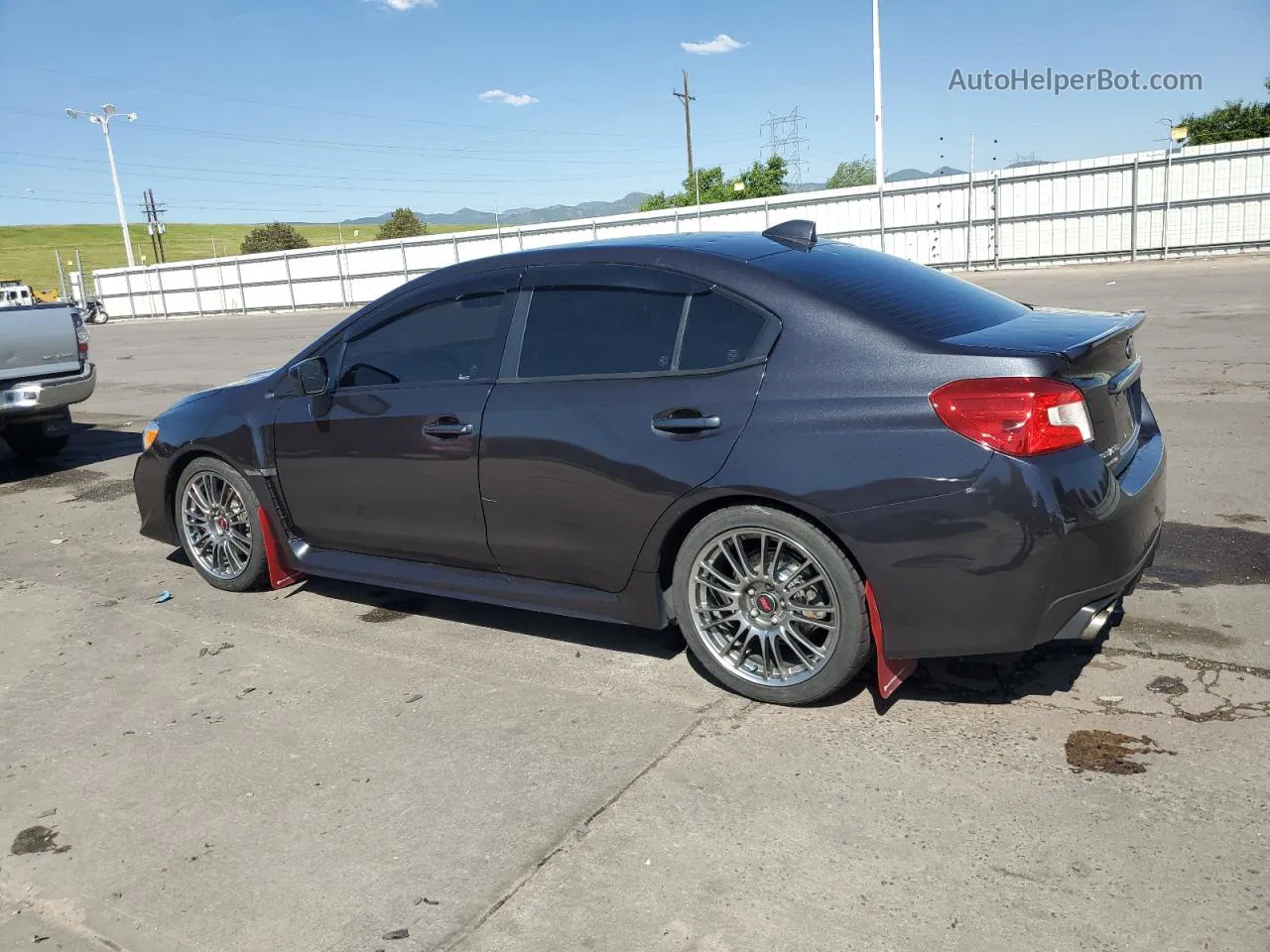 2017 Subaru Wrx  Charcoal vin: JF1VA1B6XH9823171