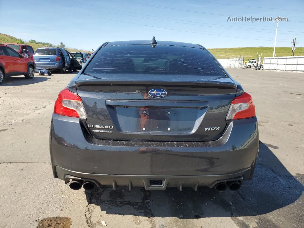 2017 Subaru Wrx  Charcoal vin: JF1VA1B6XH9823171