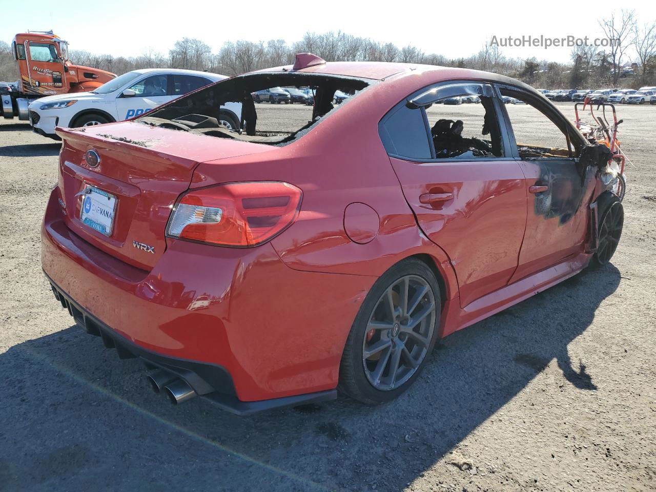 2020 Subaru Wrx Premium Red vin: JF1VA1B6XL9806900