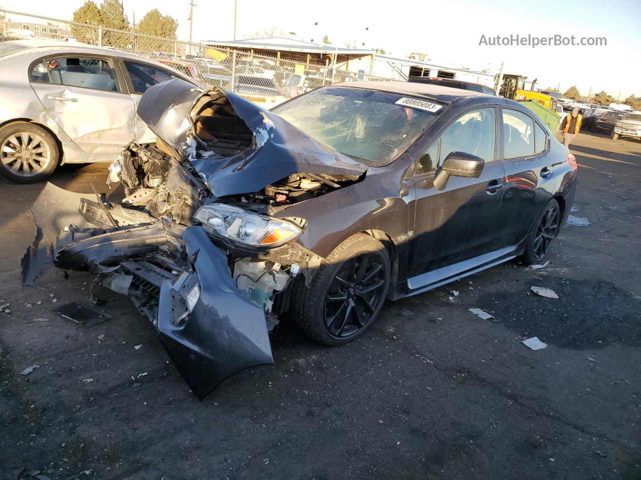 2018 Subaru Wrx Premium Gray vin: JF1VA1C60J8816806