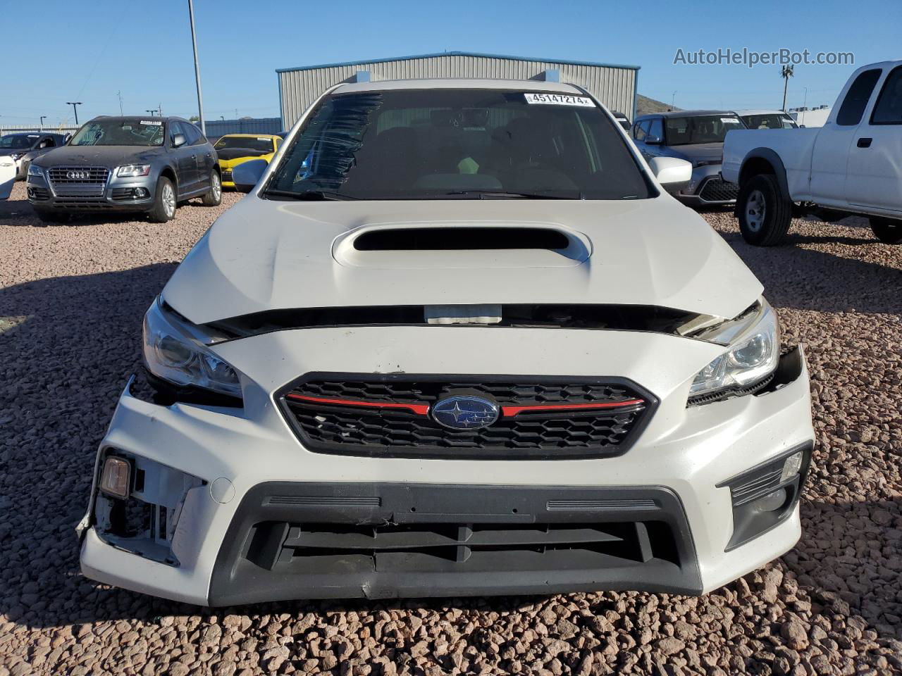 2018 Subaru Wrx Premium White vin: JF1VA1C60J8839700