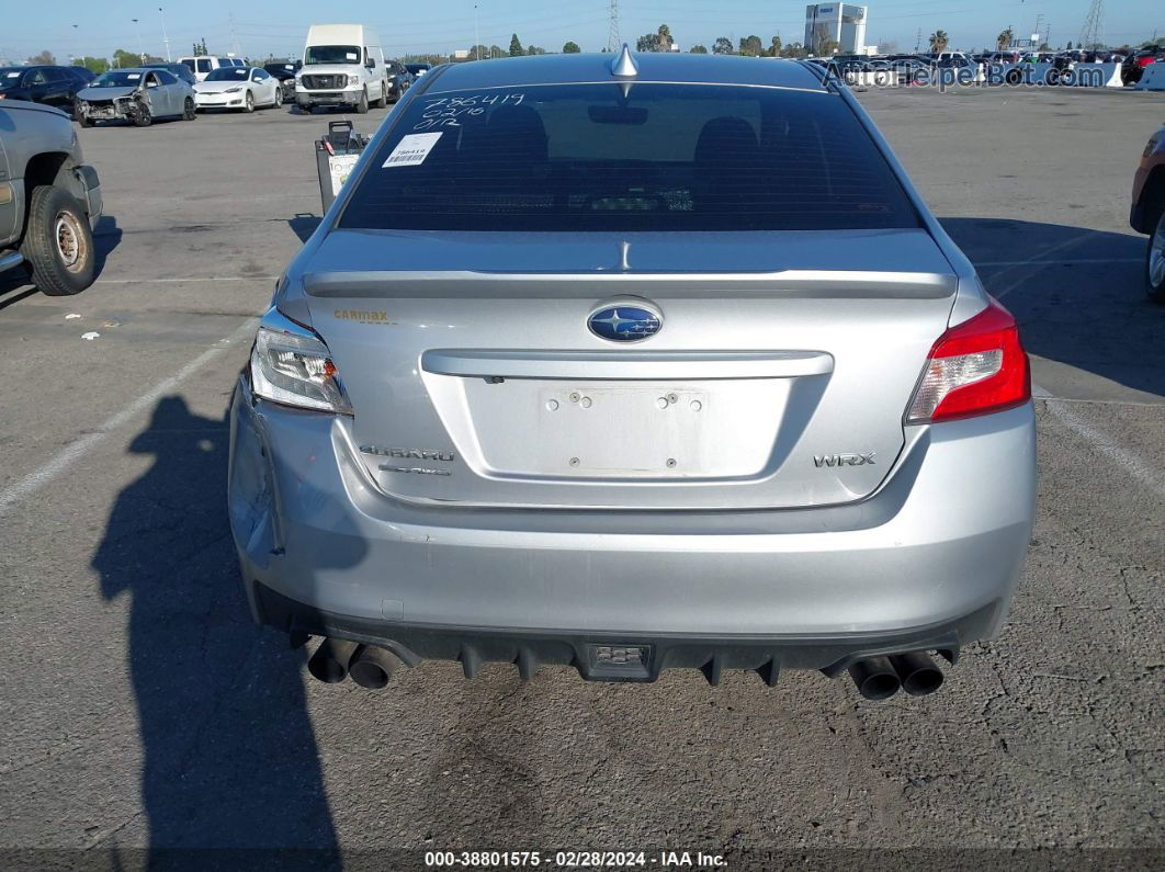 2018 Subaru Wrx Premium Silver vin: JF1VA1C60J9821580