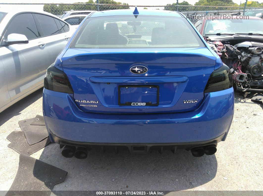 2018 Subaru Wrx Premium Blue vin: JF1VA1C60J9822311