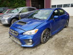 2018 Subaru Wrx Premium Blue vin: JF1VA1C60J9835155