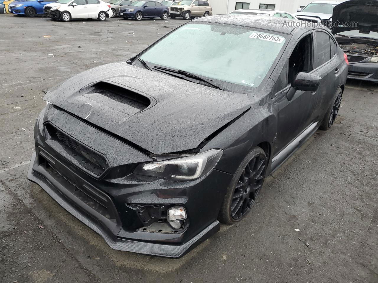 2018 Subaru Wrx Premium Черный vin: JF1VA1C60J9836516