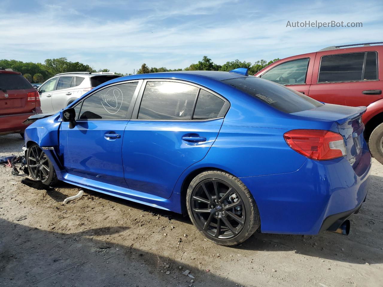 2020 Subaru Wrx Premium Blue vin: JF1VA1C60L9820979