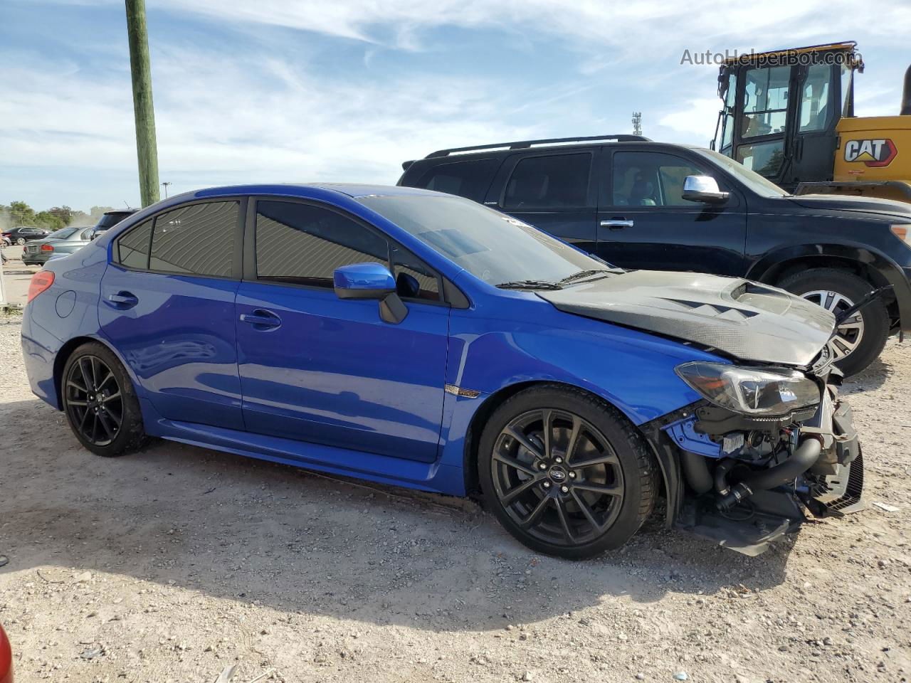 2020 Subaru Wrx Premium Синий vin: JF1VA1C60L9820979