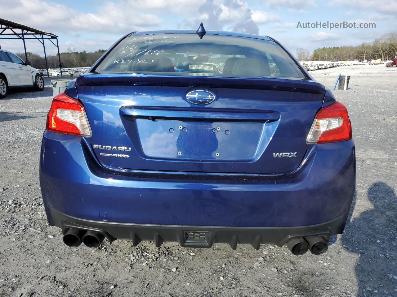 2021 Subaru Wrx Premium Blue vin: JF1VA1C60M9807764