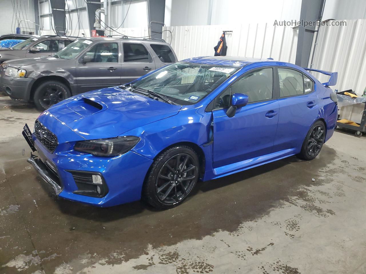 2021 Subaru Wrx Premium Blue vin: JF1VA1C60M9822765