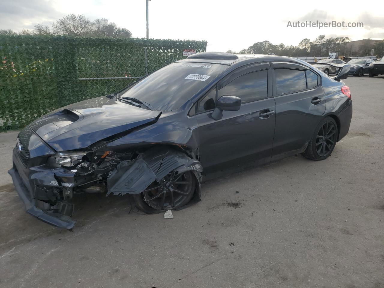 2018 Subaru Wrx Premium Gray vin: JF1VA1C61J8818810