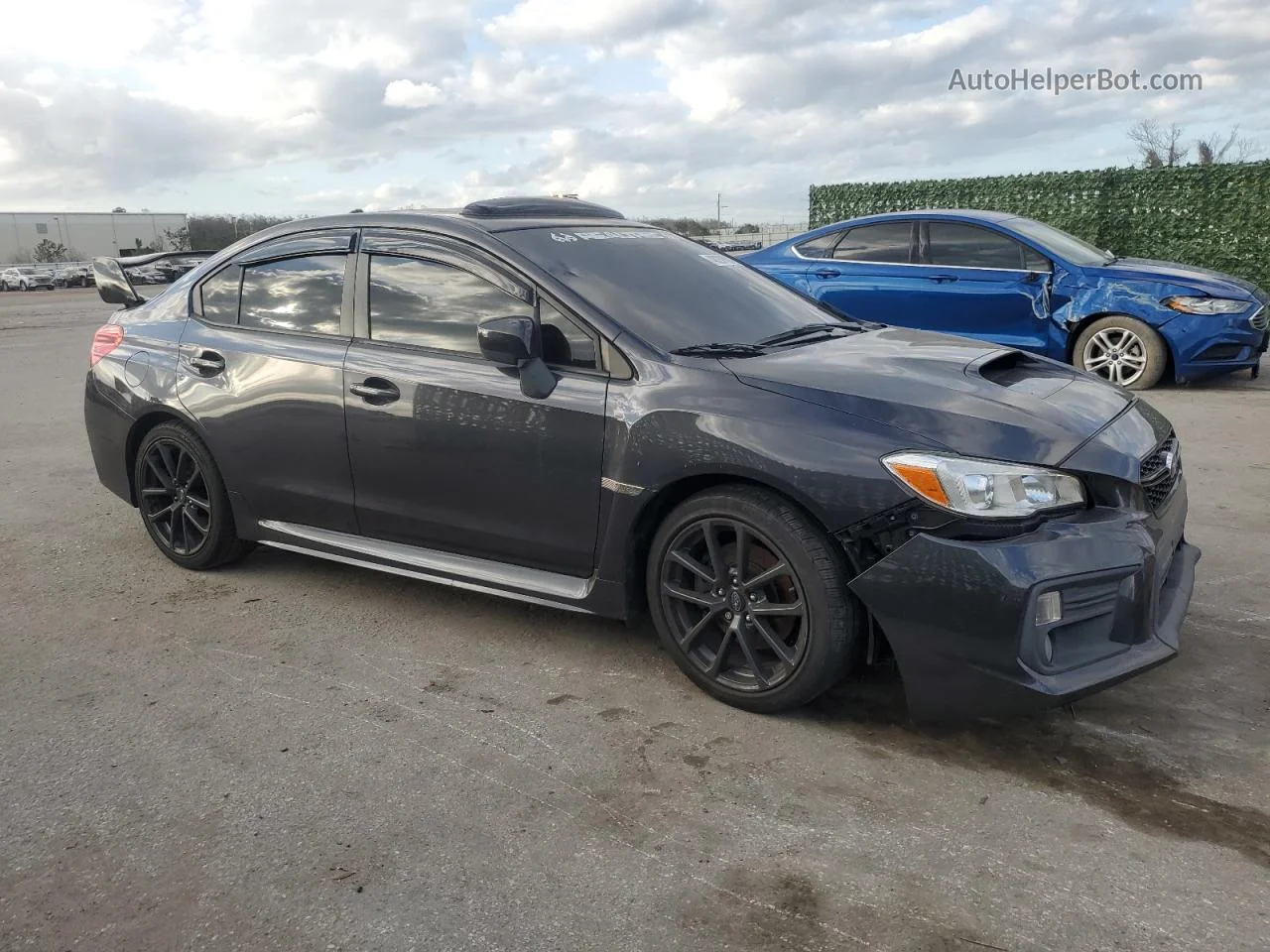 2018 Subaru Wrx Premium Gray vin: JF1VA1C61J8818810