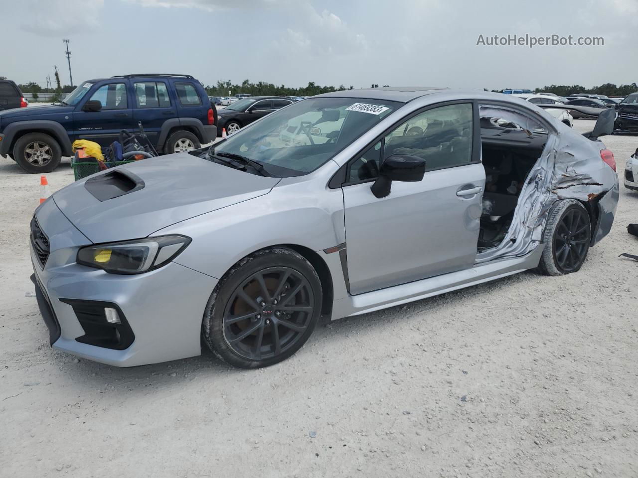 2018 Subaru Wrx Premium Silver vin: JF1VA1C61J9822172