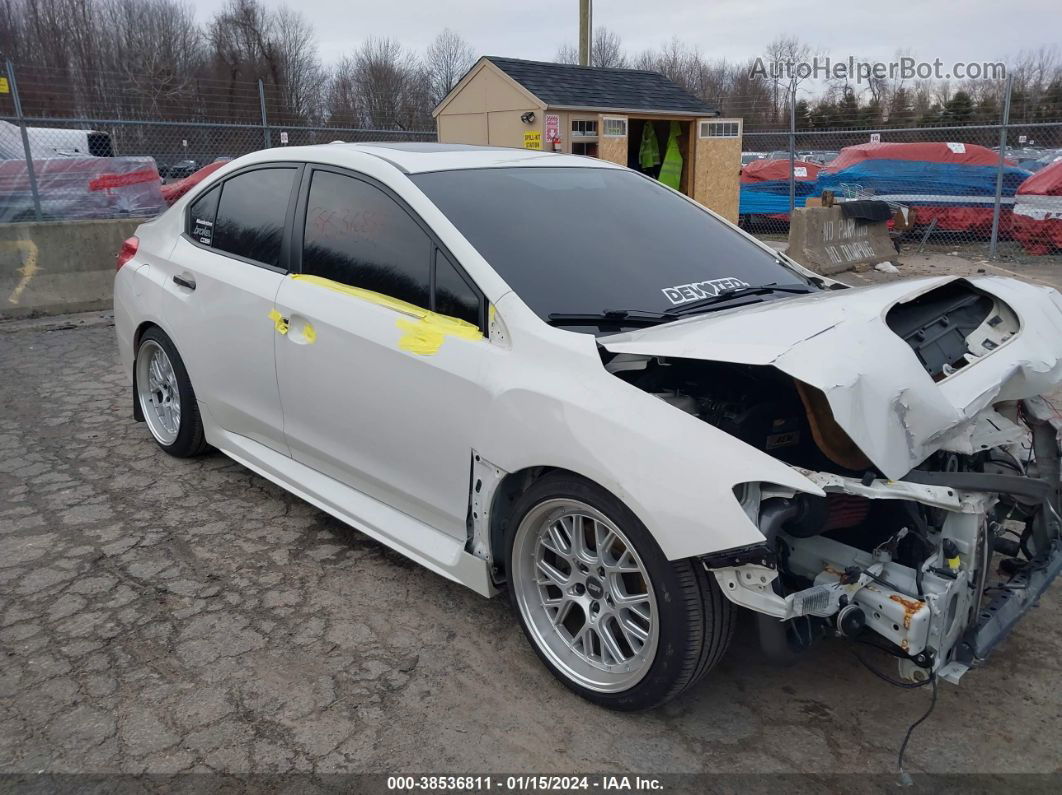 2018 Subaru Wrx Premium White vin: JF1VA1C61J9834449