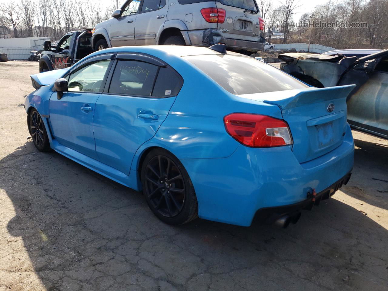 2020 Subaru Wrx Premium Blue vin: JF1VA1C61L9815967