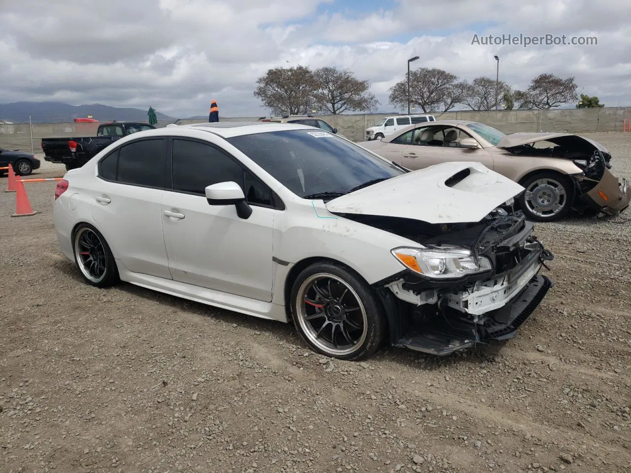 2020 Subaru Wrx Premium White vin: JF1VA1C61L9824667